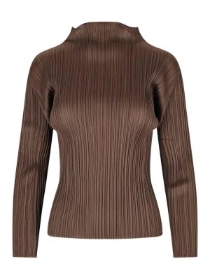 PLEATS PLEASE ISSEY MIYAKE: Top e canotte - Top plissettato