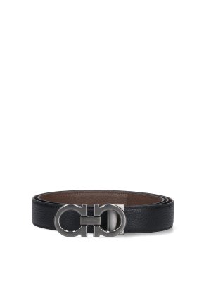 FERRAGAMO: belts - Reversible belt