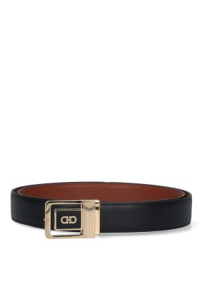 FERRAGAMO: belts - Reversible belt