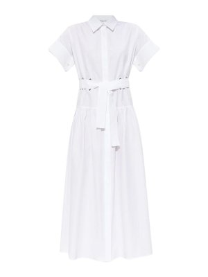 Max Mara: knee length dresses - Dress Poplin Shirt Dress