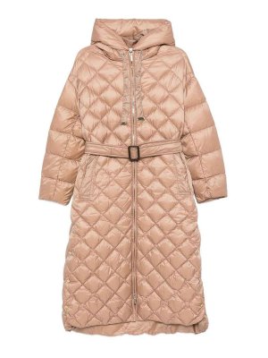 MAX MARA THE CUBE: padded jackets - Long Quilted Down Jacket