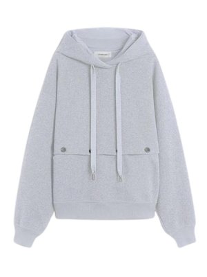 SPORTMAX: Sudaderas y suéteres - Sudadera - Gris