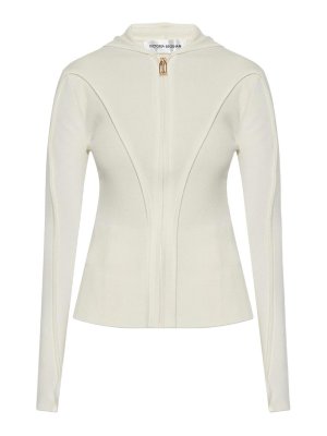 VICTORIA BECKHAM: giacche casual - Giacca con cappuccio con cerniera