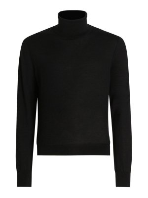 DOLCE & GABBANA: Rollkragenpullover  und Polo-Ausschnitt - Rollkragenpullover - Schwarz