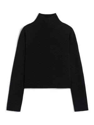 S MAX MARA: Cuellos altos y polos - Suéter Con Cuello Alto - Negro