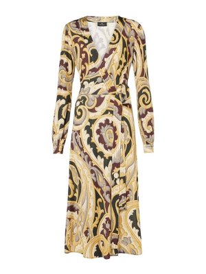 ETRO: ニーレングスドレス - 膝丈ドレス - ベージュ