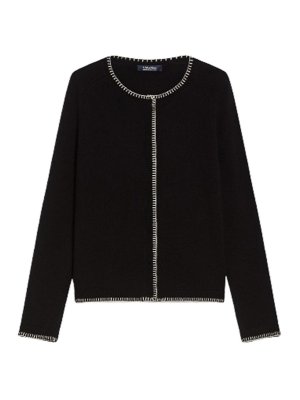 S MAX MARA: Cárdigans - Cárdigan - Negro