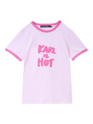 KARL LAGERFELD: Camisetas - Camiseta - Rosado