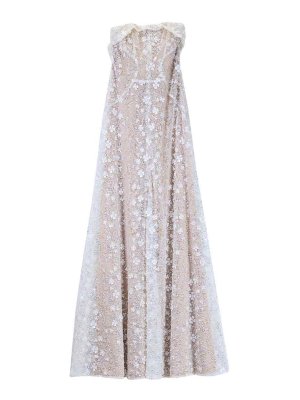 GENNY: abiti da sera - Vestito Pizzo Ricamato