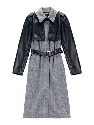 KARL LAGERFELD: cappotti trench - Cappotto in pelle