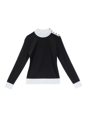 KARL LAGERFELD: Rollkragenpullover  und Polo-Ausschnitt - Rollkragenpullover - Schwarz