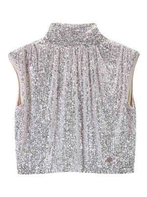 KARL LAGERFELD: Tops & Tank tops - Sequins Party Top