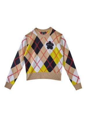 MARC JACOBS: crew necks - Preppy Daisy Argyle Crewneck