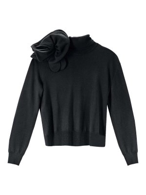 MOSCHINO: Rollkragenpullover  und Polo-Ausschnitt - Rollkragenpullover - Schwarz
