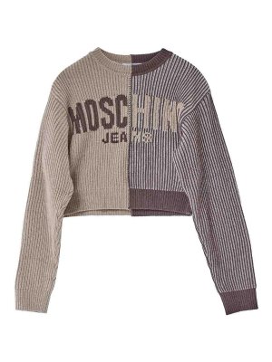MOSCHINO: crew necks - Logo sweater