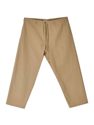 MOSCHINO: カジュアルトラウザー - カジュアルパンツ - ブラウン