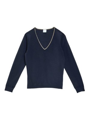 PAUL SMITH: maglia collo a v - Maglia A V Merinos Extrafine