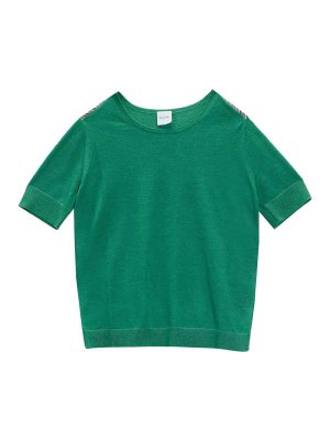 PAUL SMITH: Top e canotte - Top Lana E Seta Profili Riga