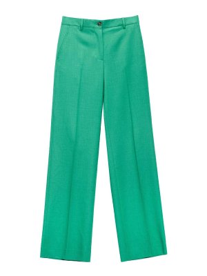 PAUL SMITH: pantaloni casual - Pantaloni Gamba Larga Lana Stretch