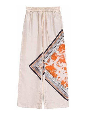 PAUL SMITH: pantaloni casual - Pantaloni Stampa Foulard