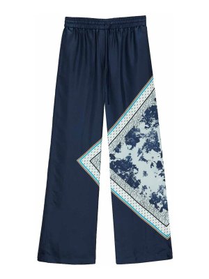 PAUL SMITH: pantaloni casual - Pantaloni Stampa Foulard