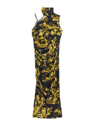 Versace Jeans Couture: イブニングドレス - イブニングドレス - 黒