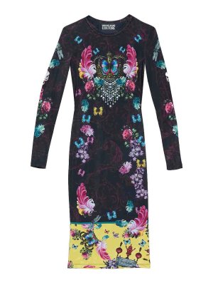 Versace Jeans Couture: abiti da sera - Vestito Lungo Cabinet De Curiosite