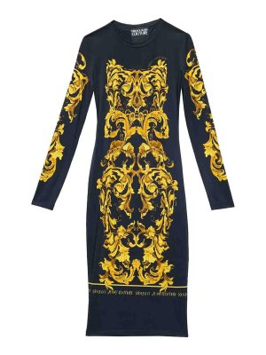 Versace Jeans Couture: イブニングドレス - イブニングドレス - 黒