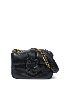 JUST CAVALLI: shoulder bags - Iconic Snakes puffy bag