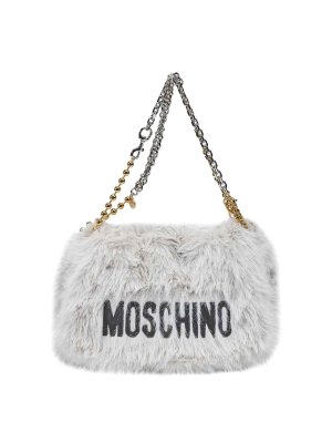 MOSCHINO: ショルダーバッグ - ショルダーバッグ - 白