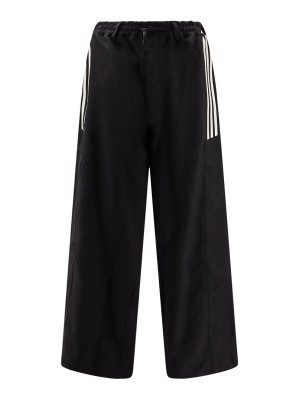 Y-3: casual trousers - Su Bball trousers in recycled polyester