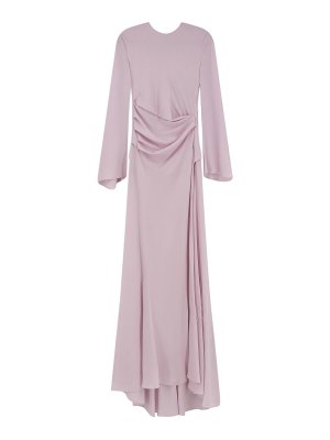 ALEXANDER MCQUEEN: マキシドレス - マキシドレス - ヌードカラー