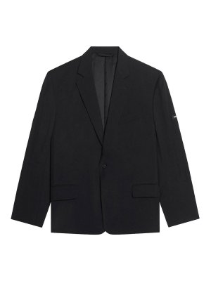 BALENCIAGA: blazers - Blazer Washed Sb In Viscosa