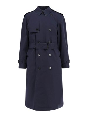 BURBERRY: trench coats - Trench Highbury In Misto Cotone