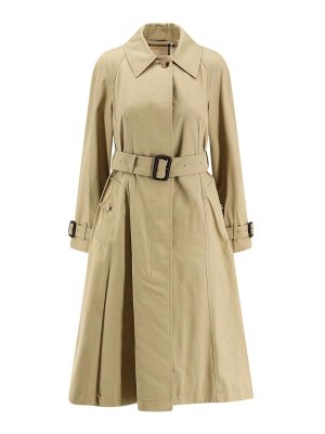 BURBERRY: cappotti trench - Trench Ellingham In Cotone Organico