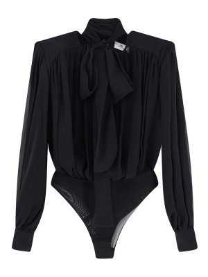 ELISABETTA FRANCHI: Tops und Tank Tops - Top - Schwarz