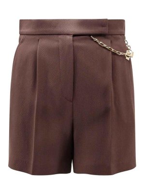 ELISABETTA FRANCHI: Hosen Shorts - Shorts - Braun