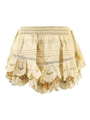 Isabel Marant Etoile: Hosen Shorts - Shorts - Gelb
