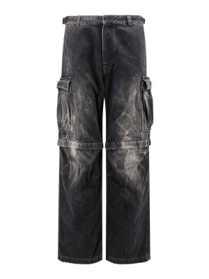 BALENCIAGA: ストレートジーンズ - ストレートジーンズ - 黒