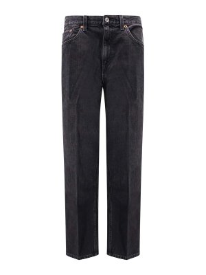 RE/DONE: Straight Leg Jeans - Straight Leg Jeans - Grau
