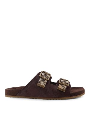 BURBERRY: sandals - Sandali Urchin In Suede