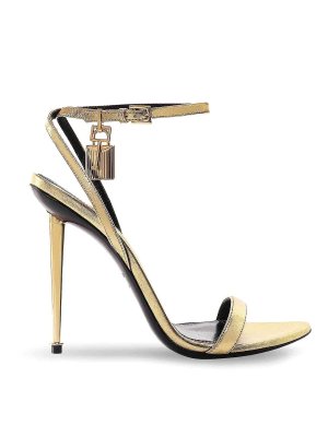 TOM FORD: Sandalen - Sandalen - Metallic