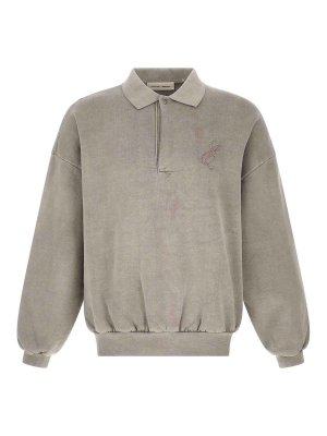 FEAR OF GOD: polo shirts - Classic Fleece Polo Shirt