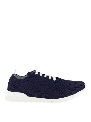 KITON: Chaussures de sport - Baskets - Bleu