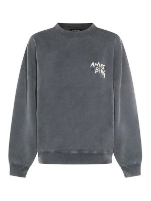 ANINE BING: Sweatshirts und Pullover - Sweatshirt - Schwarz
