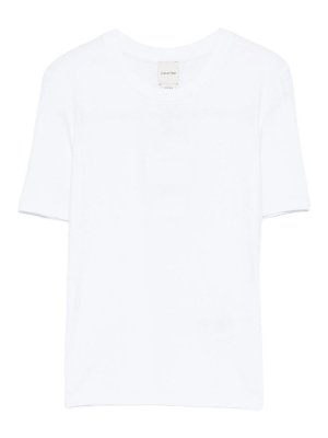 CALVIN KLEIN: T-shirts - T-Shirt - Weiß