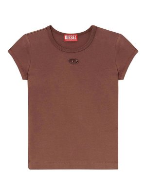 DIESEL: T-shirts - T-Shirt - Braun