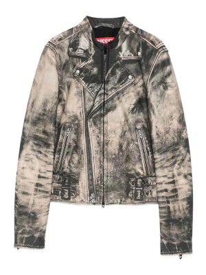 DIESEL: leather coats - Leather Outerwear