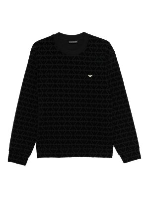 EMPORIO ARMANI: Sudaderas y suéteres - Sudadera - Negro