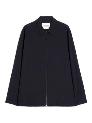 JIL SANDER: Chemises - Chemise - Bleu